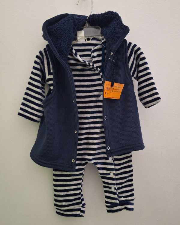 Producto - Chalecos Corderoy Azul