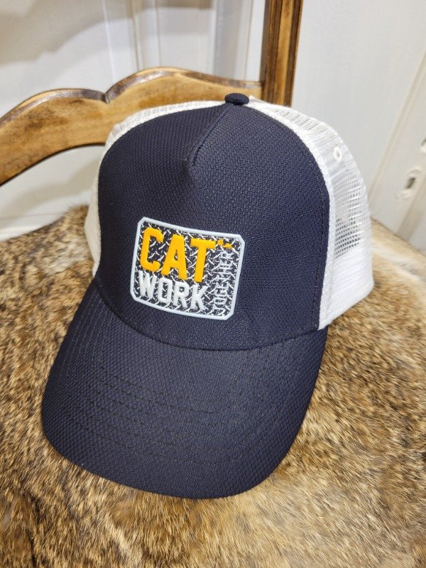 Producto - Gorra CATERPILLAR negra y blanca Nueva Con etiqueta - PRECIO: 34X