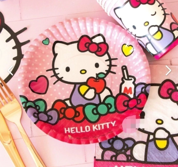 Producto - Plato polipapel HELLO KITTY