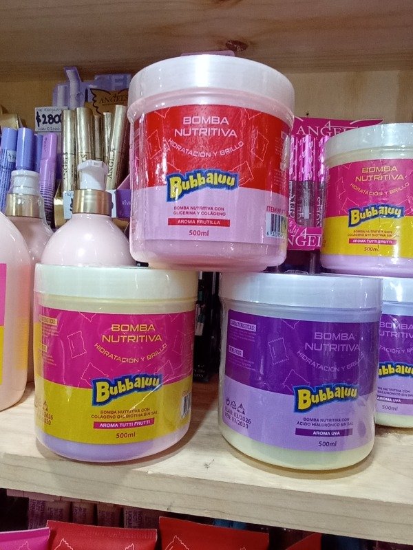 Producto - Bomba nutritiva para el pelo Bubbaluu