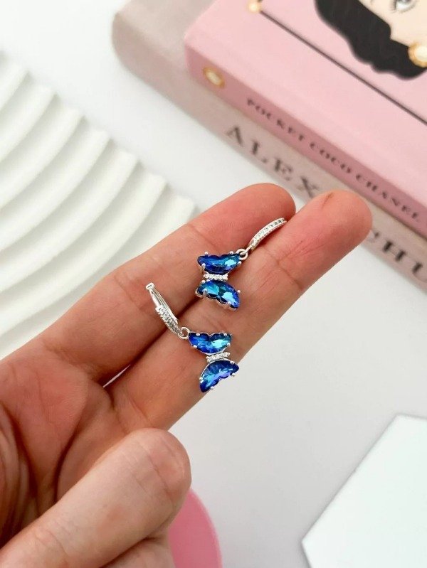 Producto - Argollas Mariposas Azules 2 A.B.