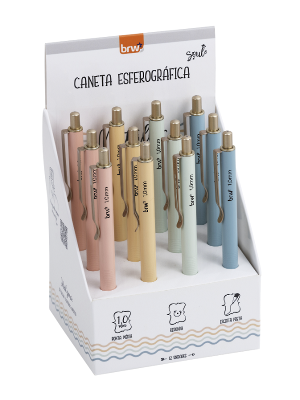 Producto - Boligrafos metalicos pasteles -BRW-