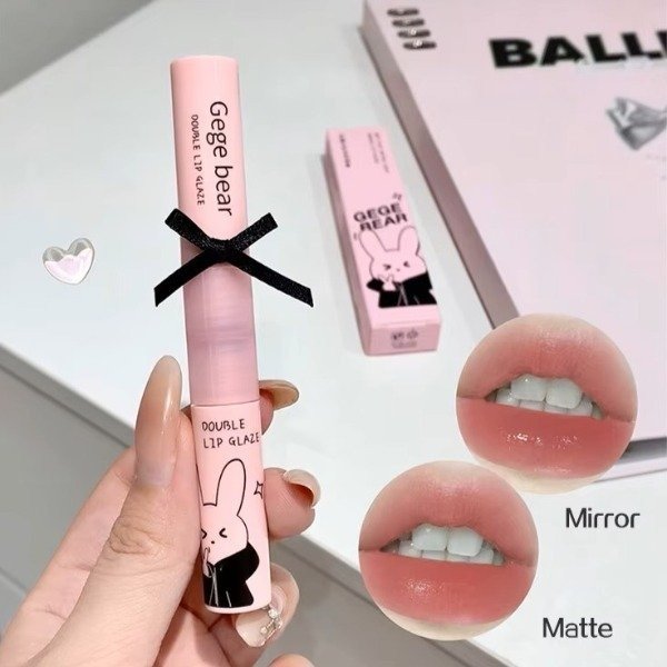 Producto - Lip matte + gloss con color - Gege Bear