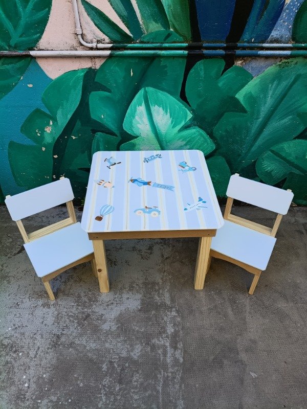 Producto - Mesas tapa fija + 2 sillas - 6