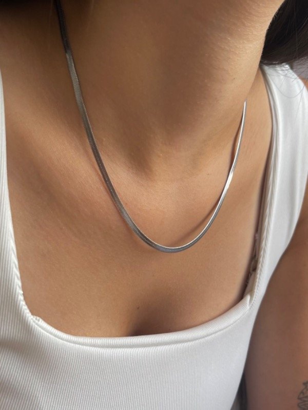 Producto - CADENA FLAT SILVER