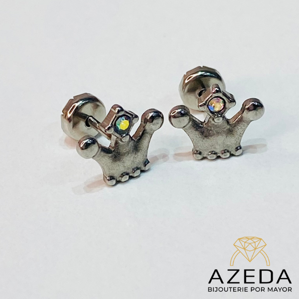 Producto - Aro Acero Abridor formas corona con strass