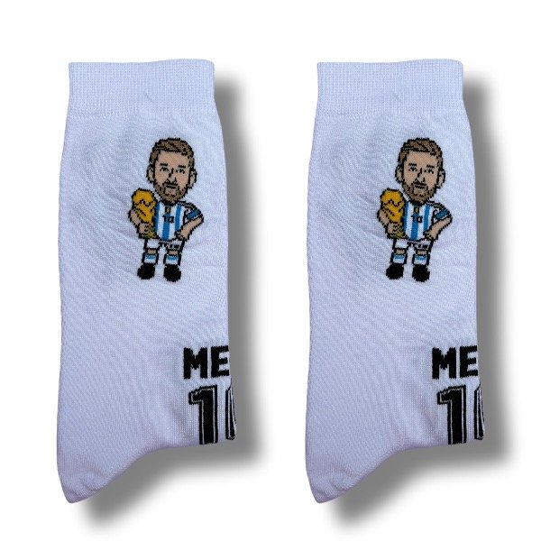 Producto - Messi 10 Blanco - Media Caña