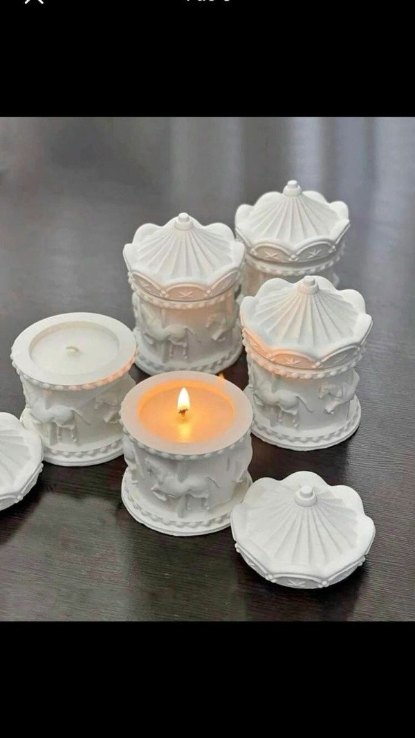 Producto - Carrousel con vela de soja