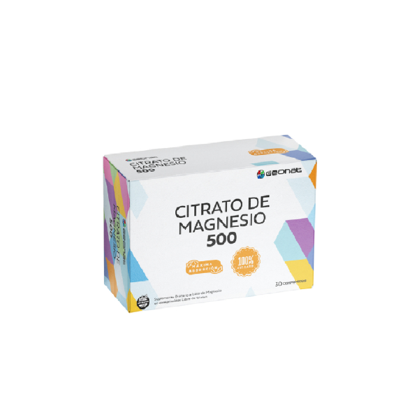 Producto - Citrato de magnesio 500 mg. Geonat.