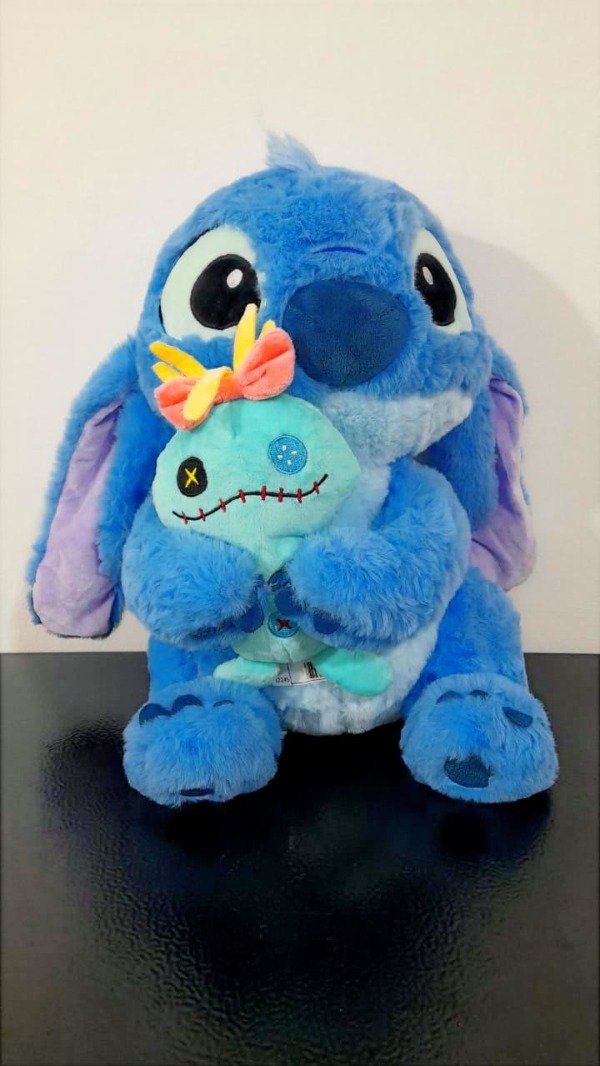 Producto - STITCH AZUL 35 CM ABRAZO SCRUM TRAPITO / PELUCHE
