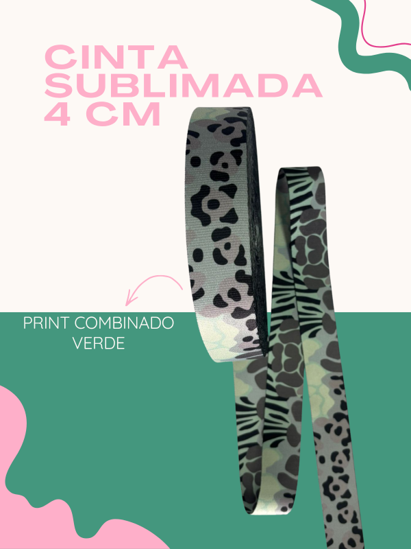 Producto - CINTA SUBLIMADA - PRINT COMBINADO VERDE