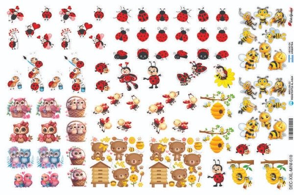 Producto - Láminas de Seda MINI-010 (x5 un)