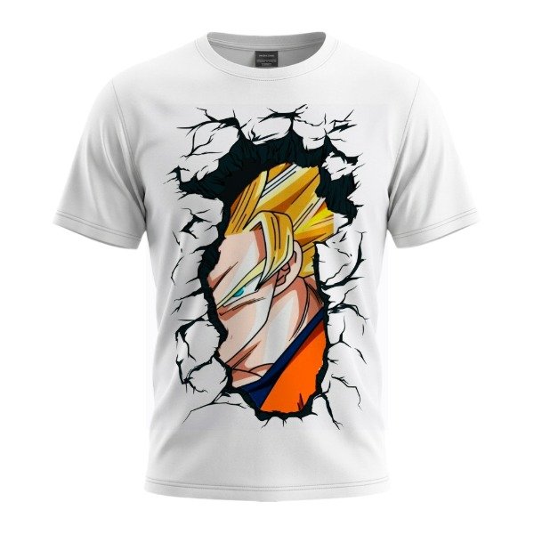 Producto - Remera - Goku - Rasgado N1