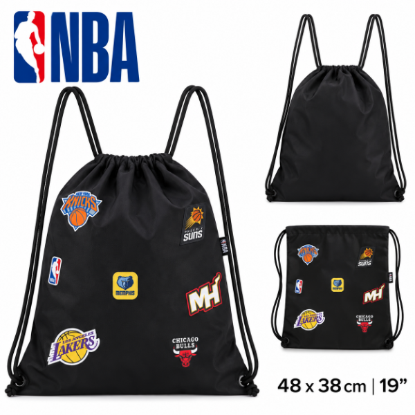 Producto - BOLSA MOCHILA NBA MULTIEQUIPOS 48X38 CM - 0