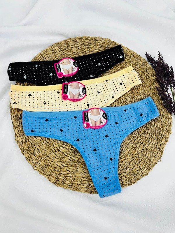 Producto - Art. 5715-21- LINDA LUNA- Docena Colaless Algodon