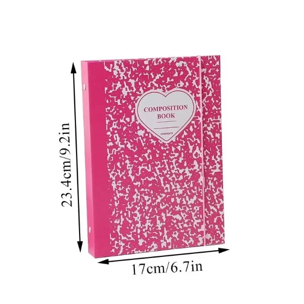 Producto - BINDER COMPOSITION A5 LUCALAB ORIGINAL COLOR ROSA - 1