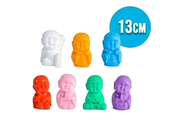 Producto - IMAGEN BUDA BEBE COLORES MINI YESO13CM