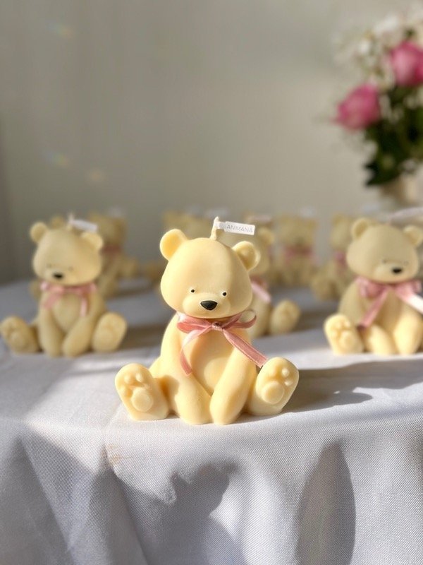 Producto - Kit de 20,40 y 60 Velas Oso Winnie. Souvenir Personalizado