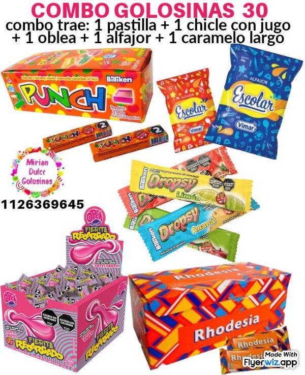 Producto - Combo golosinas 30