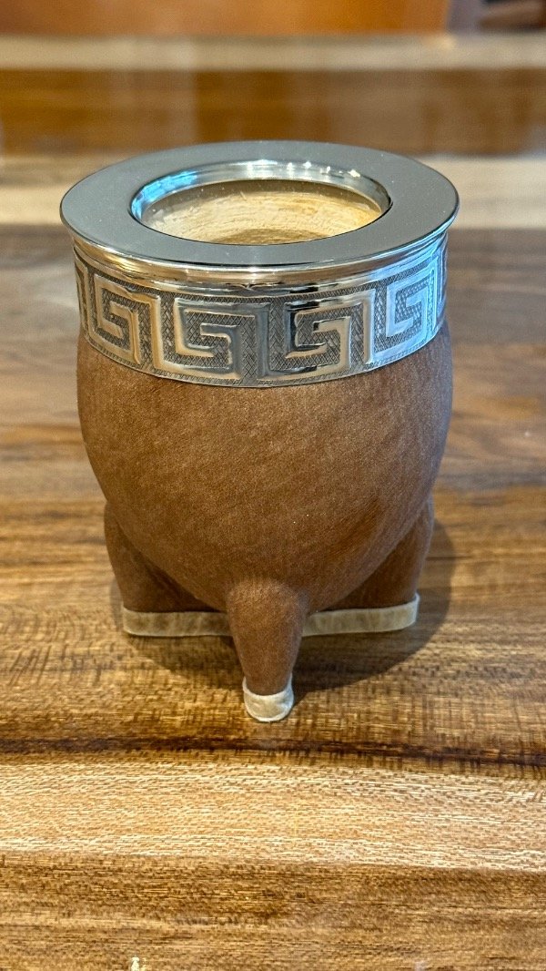 Producto - Mate imperial cuero crudo cocido a tiento