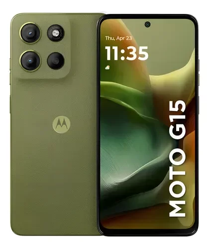 Producto - CELULAR MOTOROLA G15 4GB + 256 GB VERDE