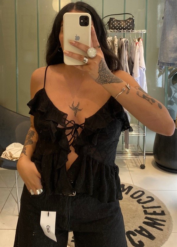 Producto - Top encaje n c/ volados