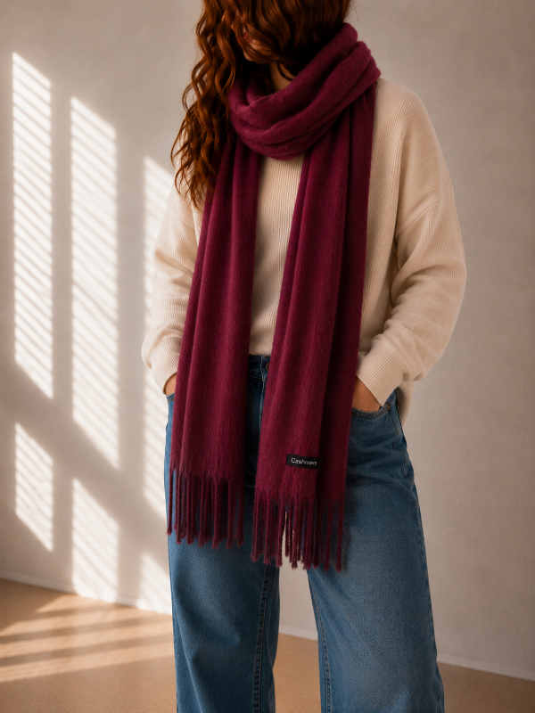 Producto - BUFANDON RUANA CASHMERE 4012
