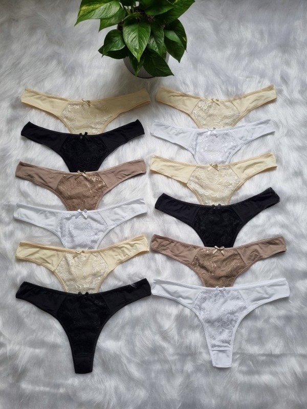 Producto - Colaless de lycra y encaje XL Calidad Premium (El precio es por Docena)