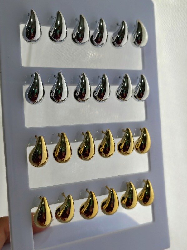 Producto - Aros chunky gota medianos