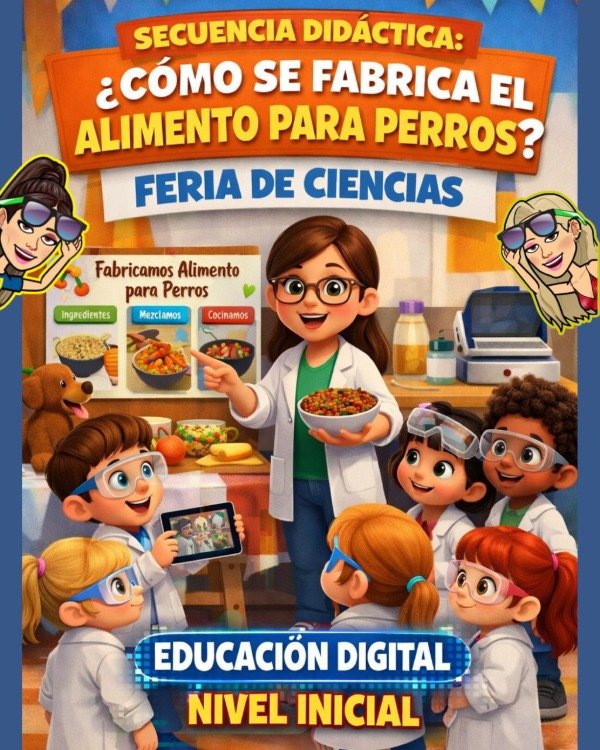 Producto - SD. CÓMO SE FABRICA EL ALIMENTO PARA PERROS. FERIA DE CIENCIAS. NIVEL INICIAL