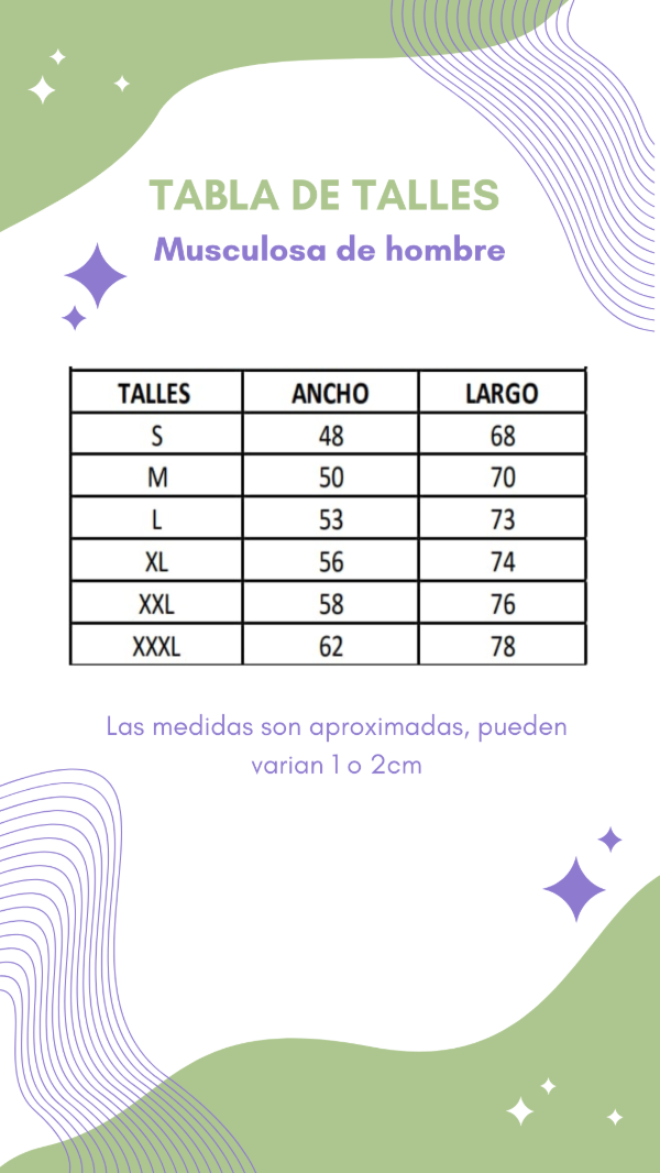 Musculosa de hombre- algodon — imagen 2