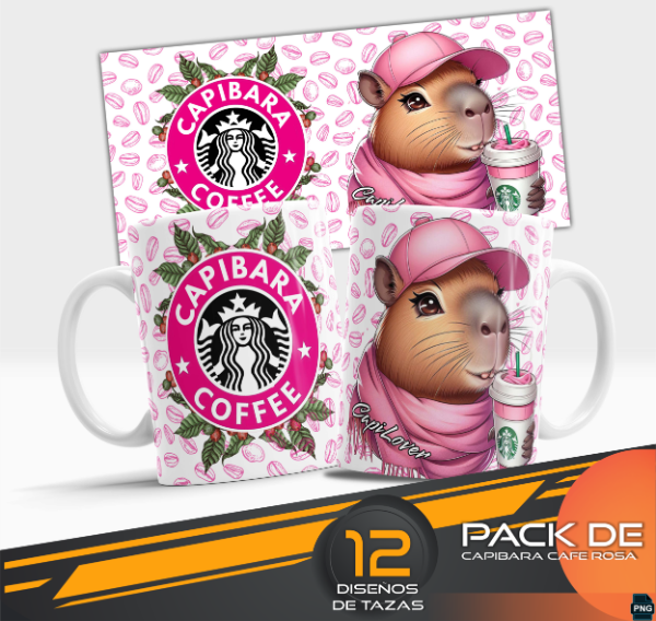 Producto - CAPIBARA CAFE ROSA COD 4656