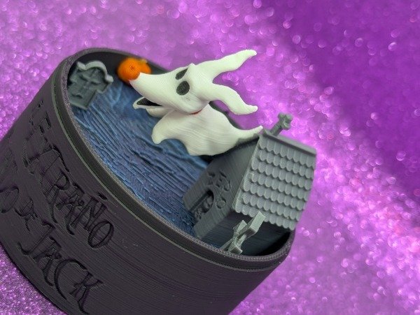 Producto - Mini diorama de Zero - a nightmare before Christmas - 1
