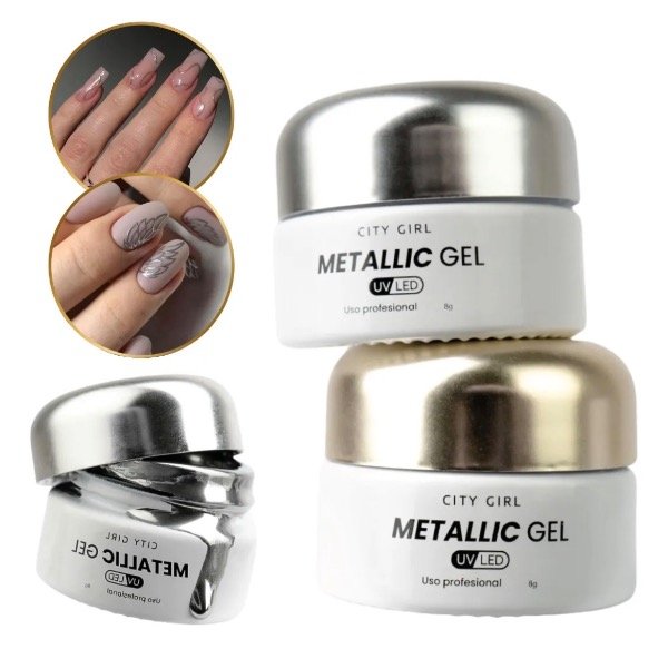 Producto - GEL METÁLICO PLATEADO