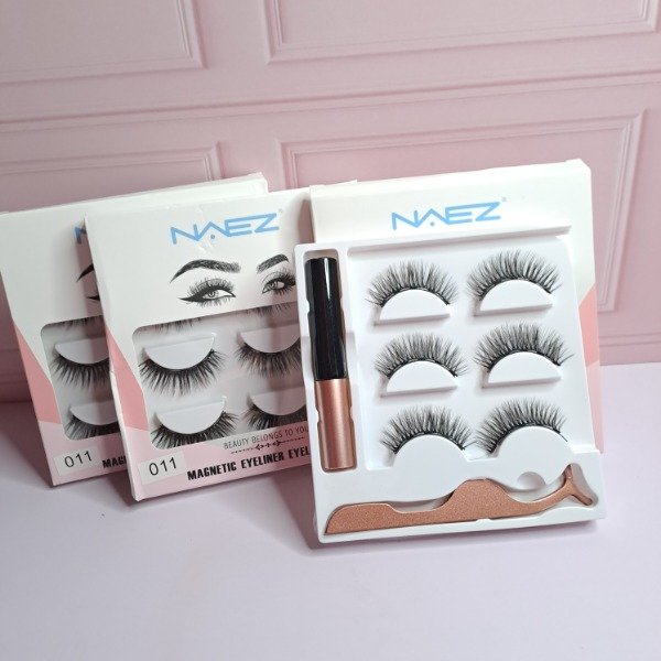 Producto - Pestañas magneticas x3 pares naez