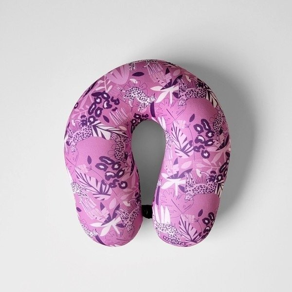 Producto - Cuello de viaje Flores Rosas