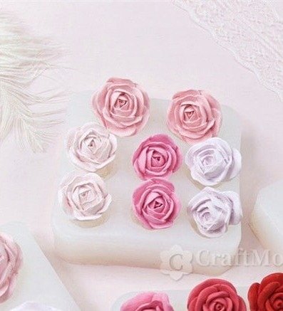 Producto - Molde de silicona rosas x8 M12