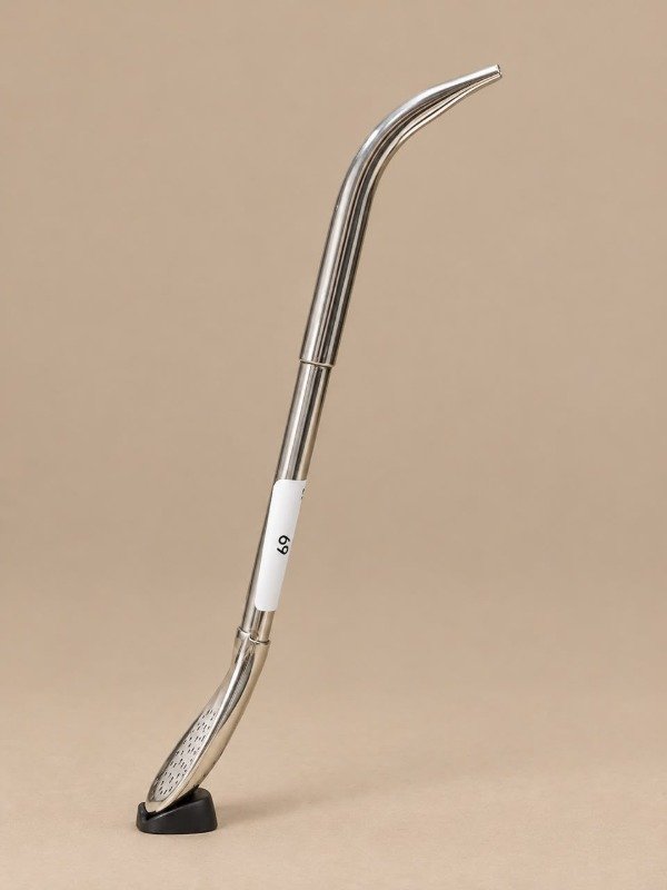 Producto - Bombilla de alpaca 17cm pico curvo - 1