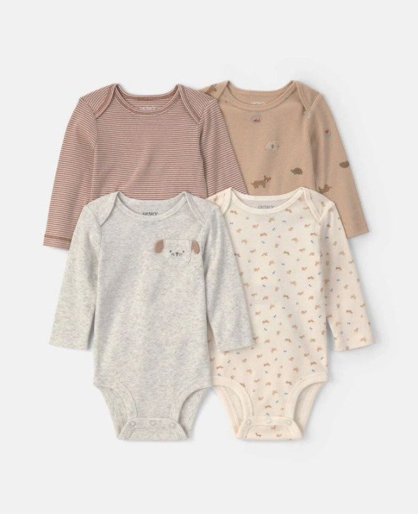 Producto - Pack x4 bodies CARTERS - 0