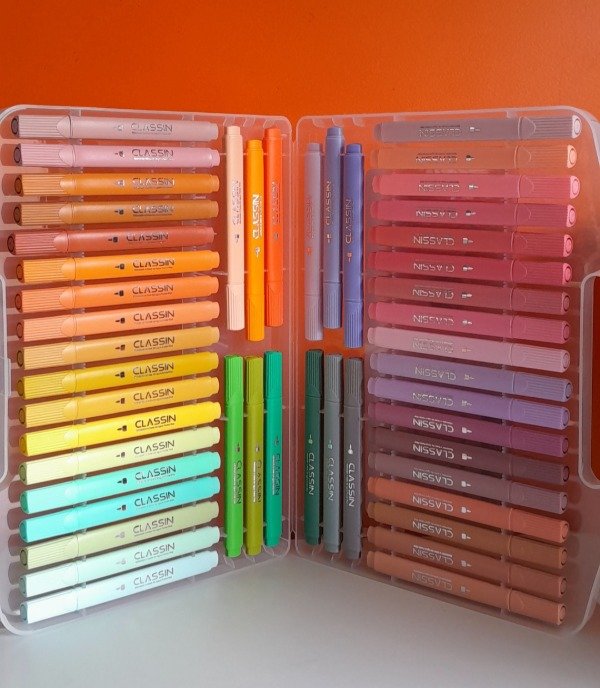 Producto - Marcadores Acrilicos Pastel en valija 48 unid.