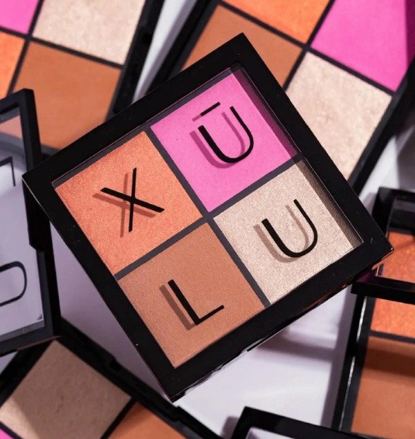 Producto - Cuarteto Xulu rubor, iluminador y bronzer