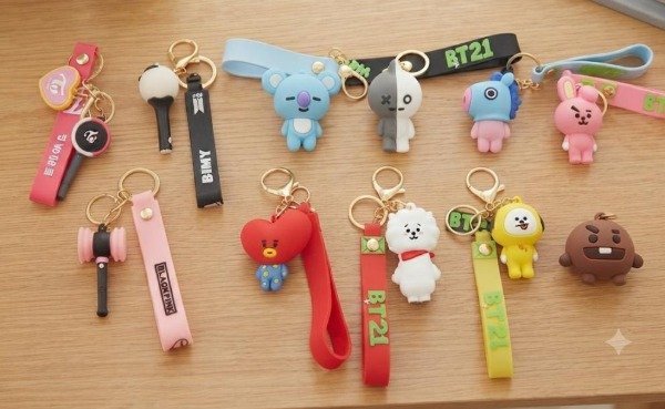 Producto - Llavero de Goma Kpop - Ingrese para elegir