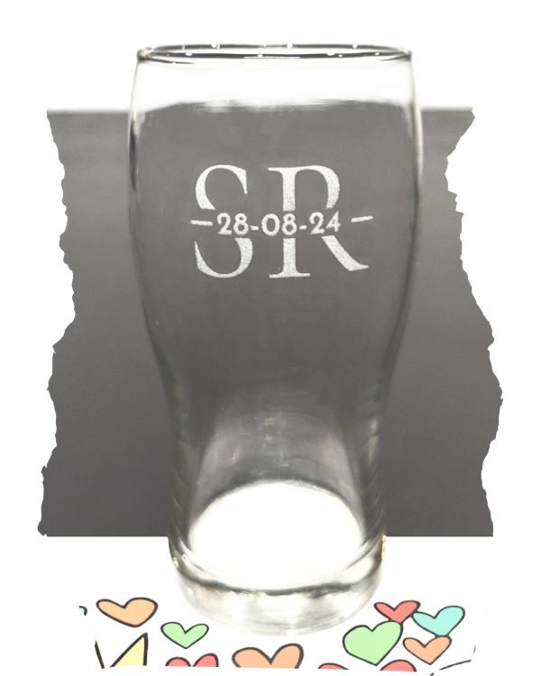 Producto - Vaso pinta con iniciales - Regalo de cumpleaños