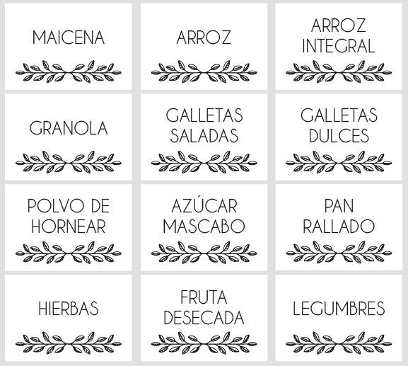 Producto - Plancha de etiquetas para frascos Cartago 103 - 2