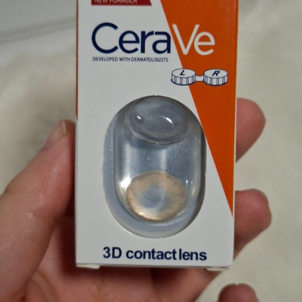 Producto - Lentes de contacto miel/marrón claro con estuche y aplicador CeraVe