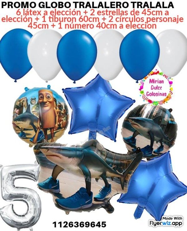 Producto - Promo globo tralalero tralala brainrot