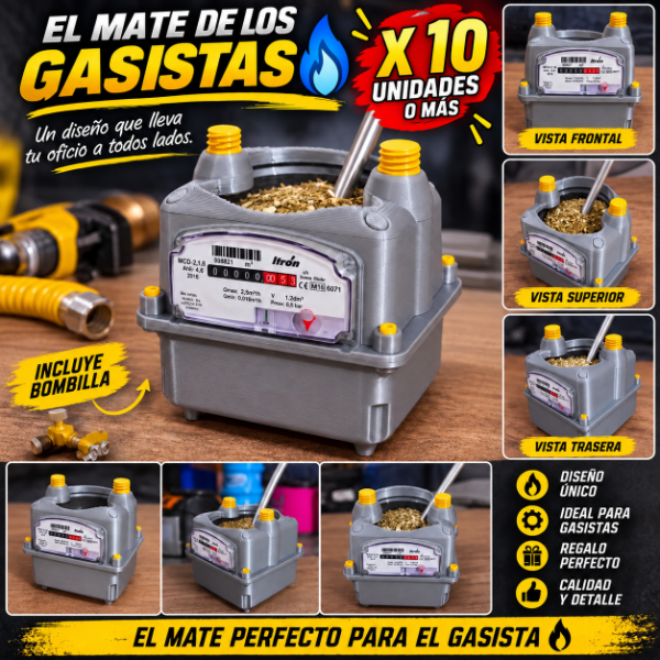 Producto - Mate gasista X10 unidades
