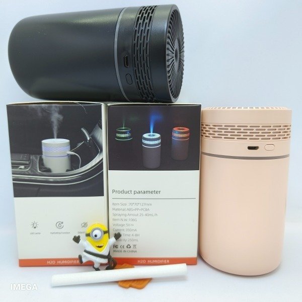Producto - Humidificador Purificador Para el Hogar con Iluminación Colorida 250ml (MG2161).