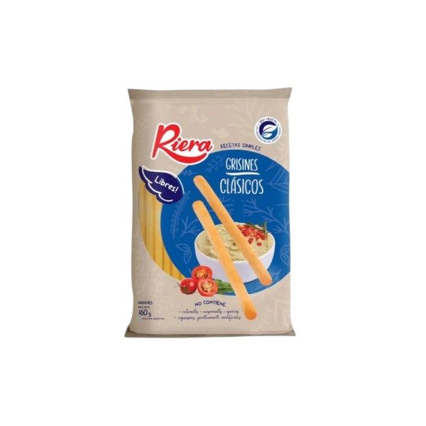Producto - GRISINES RIERA TRADICIONALES 20u x 160gr