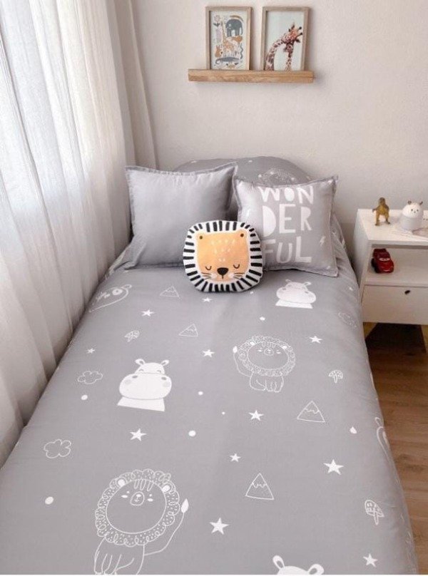 Producto - Acolchado infantil reversible Animalitos